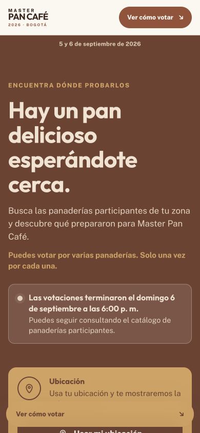 Captura del hero de hincafe.com en escritorio y móvil — versión mobile