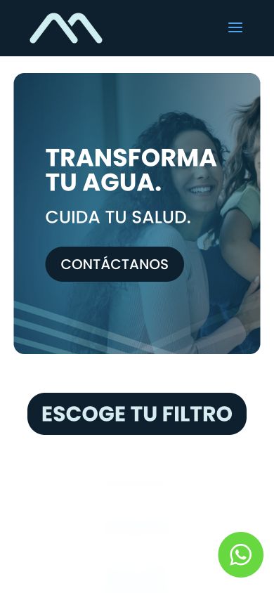 Captura del hero de Mayim en escritorio y móvil — versión mobile